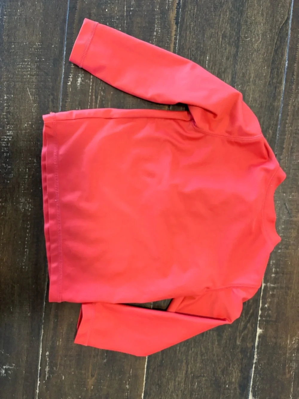 Carter's red Zip-Front Kids Rashguard - Picture 3 of 4